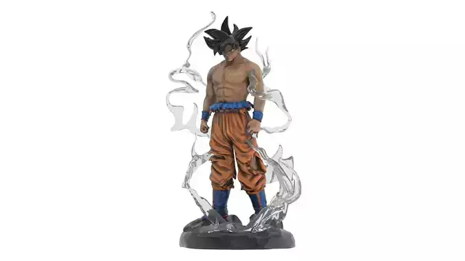Songoku Super Saiyan Low-poly 3D model Songoku Super Saiyan Low-poly 3D model