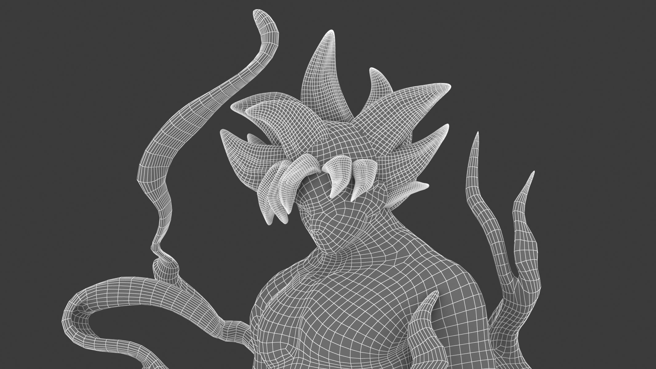 Songoku Super Saiyan Low-poly 3D model_38