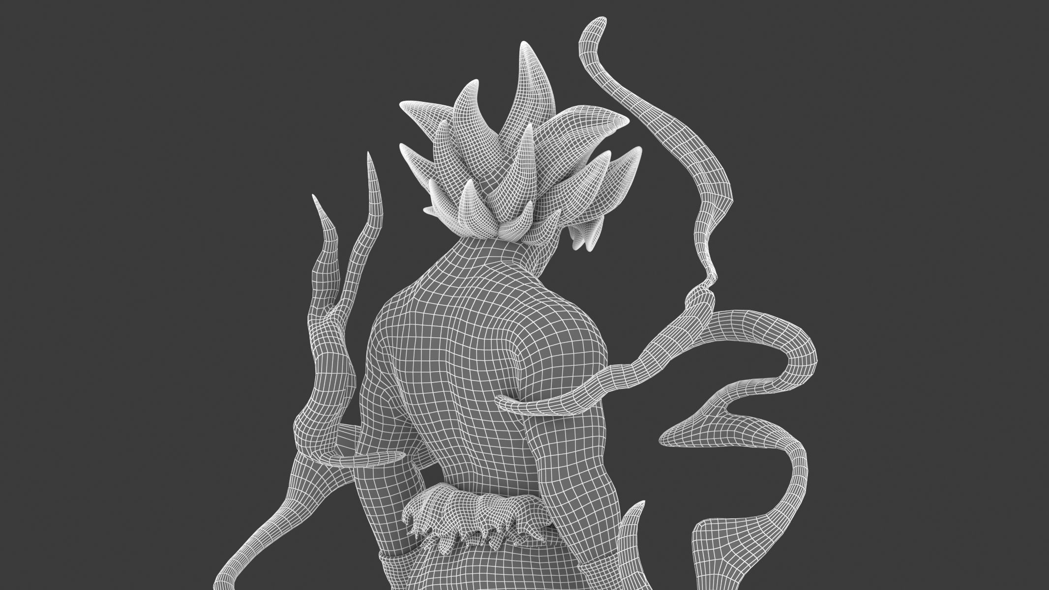 Songoku Super Saiyan Low-poly 3D model_34