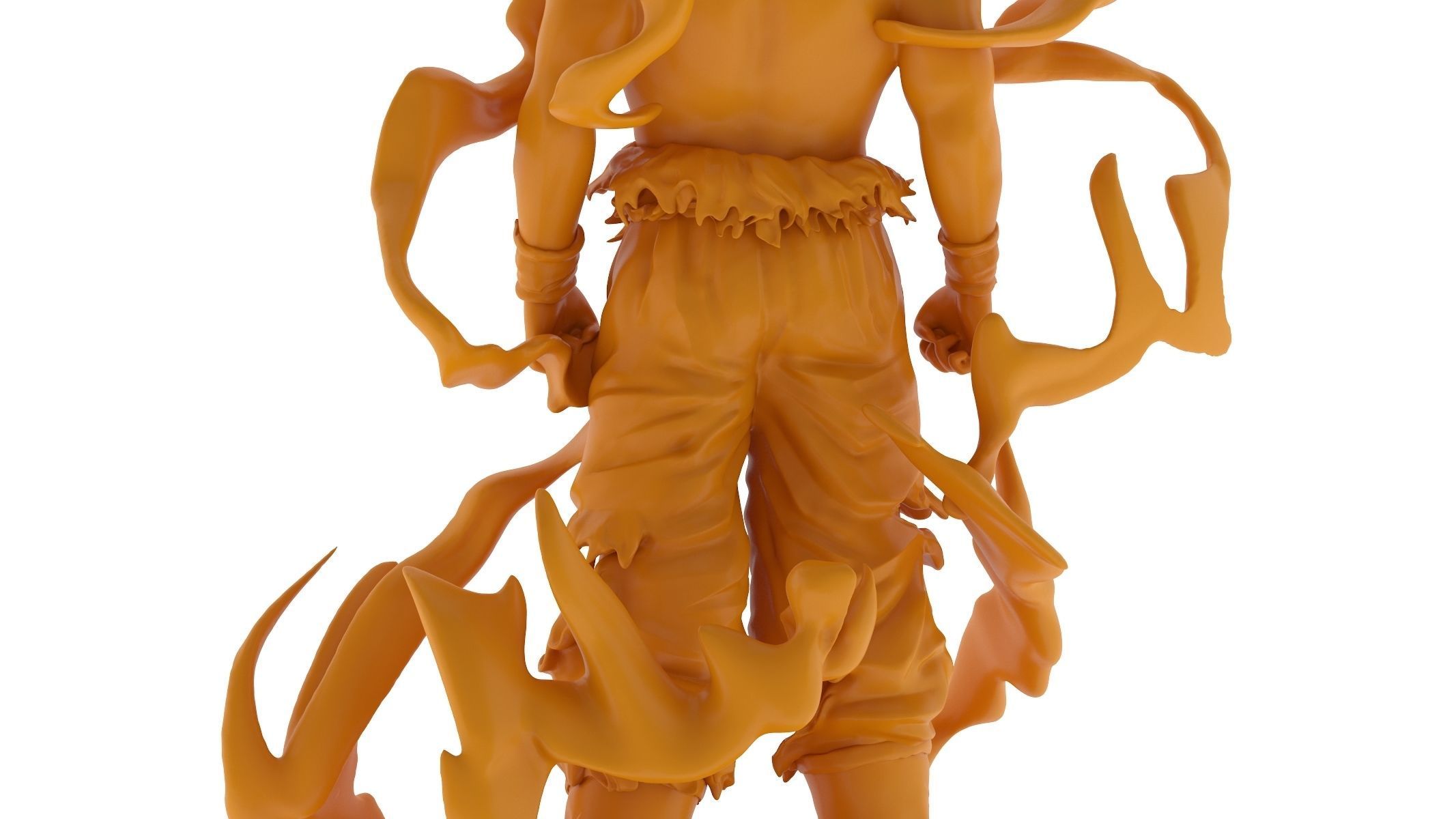 Songoku Super Saiyan 3D Print 3D print model_16