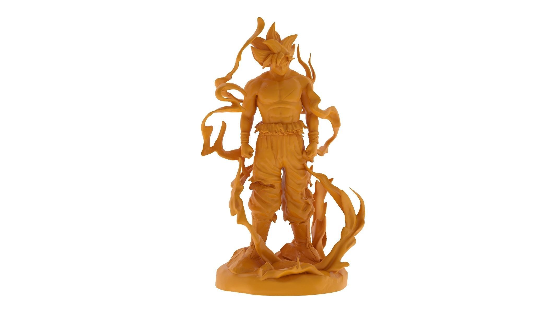 Songoku Super Saiyan 3D Print 3D print model_2