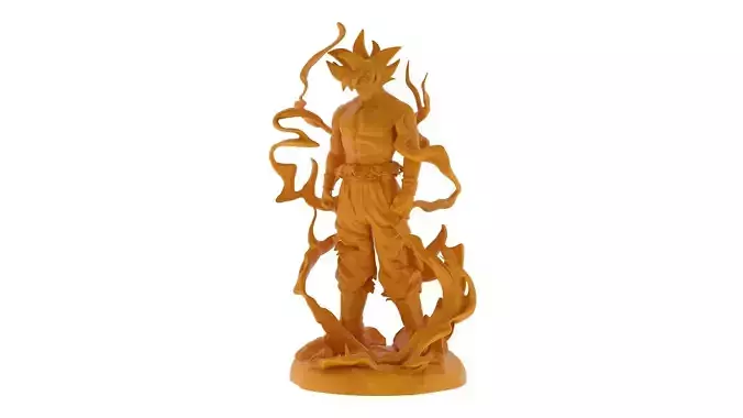 Songoku Super Saiyan 3D Print 3D print model