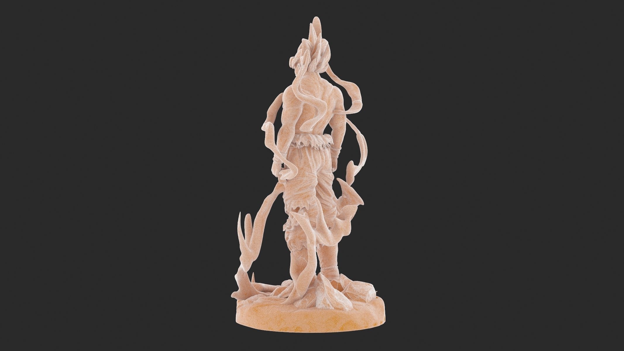 Songoku Super Saiyan 3D Print 3D print model_27