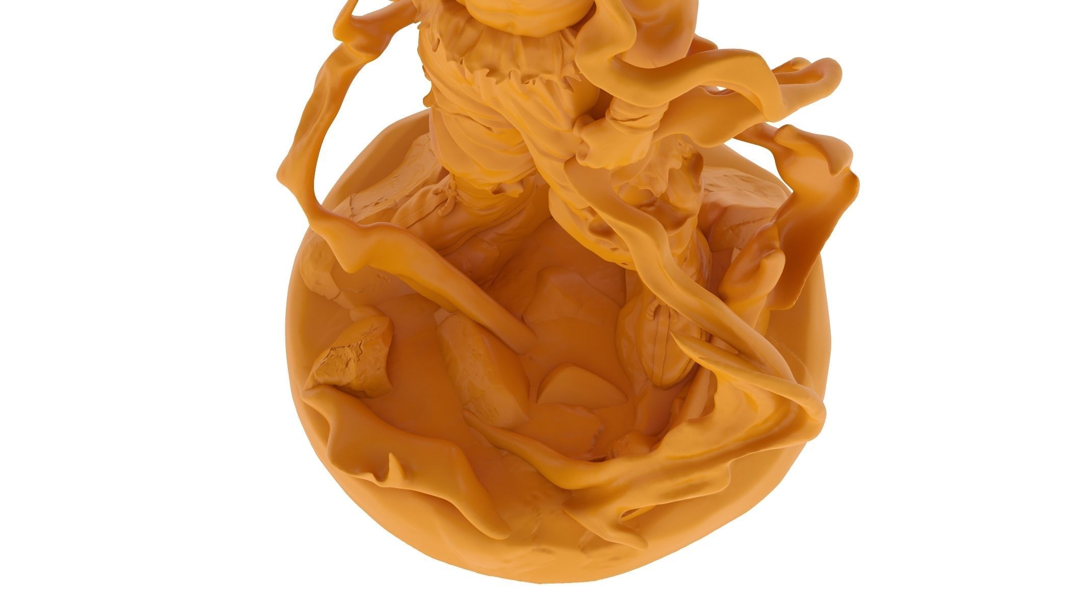 Songoku Super Saiyan 3D Print 3D print model_20