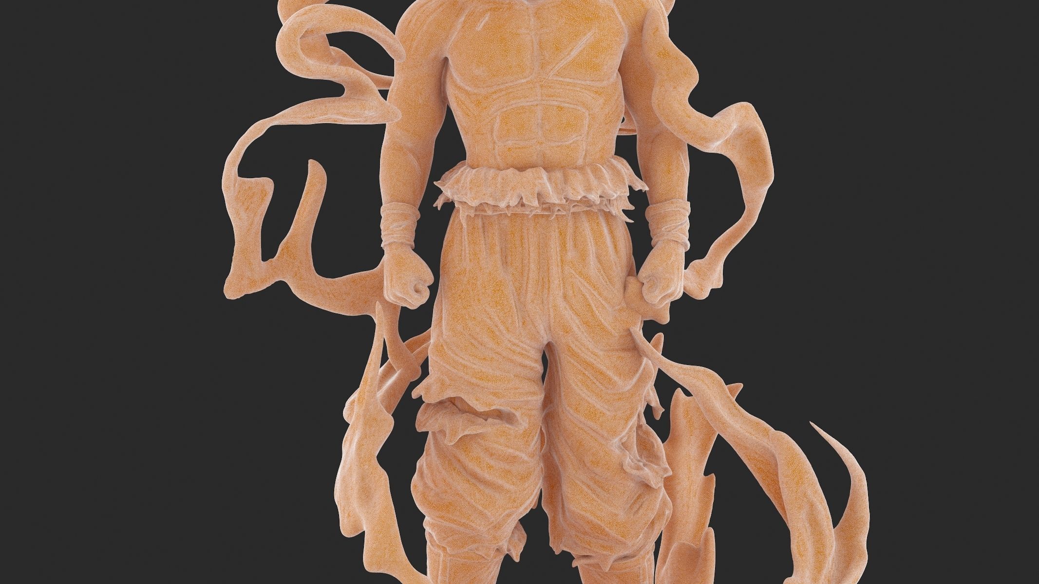 Songoku Super Saiyan 3D Print 3D print model_32