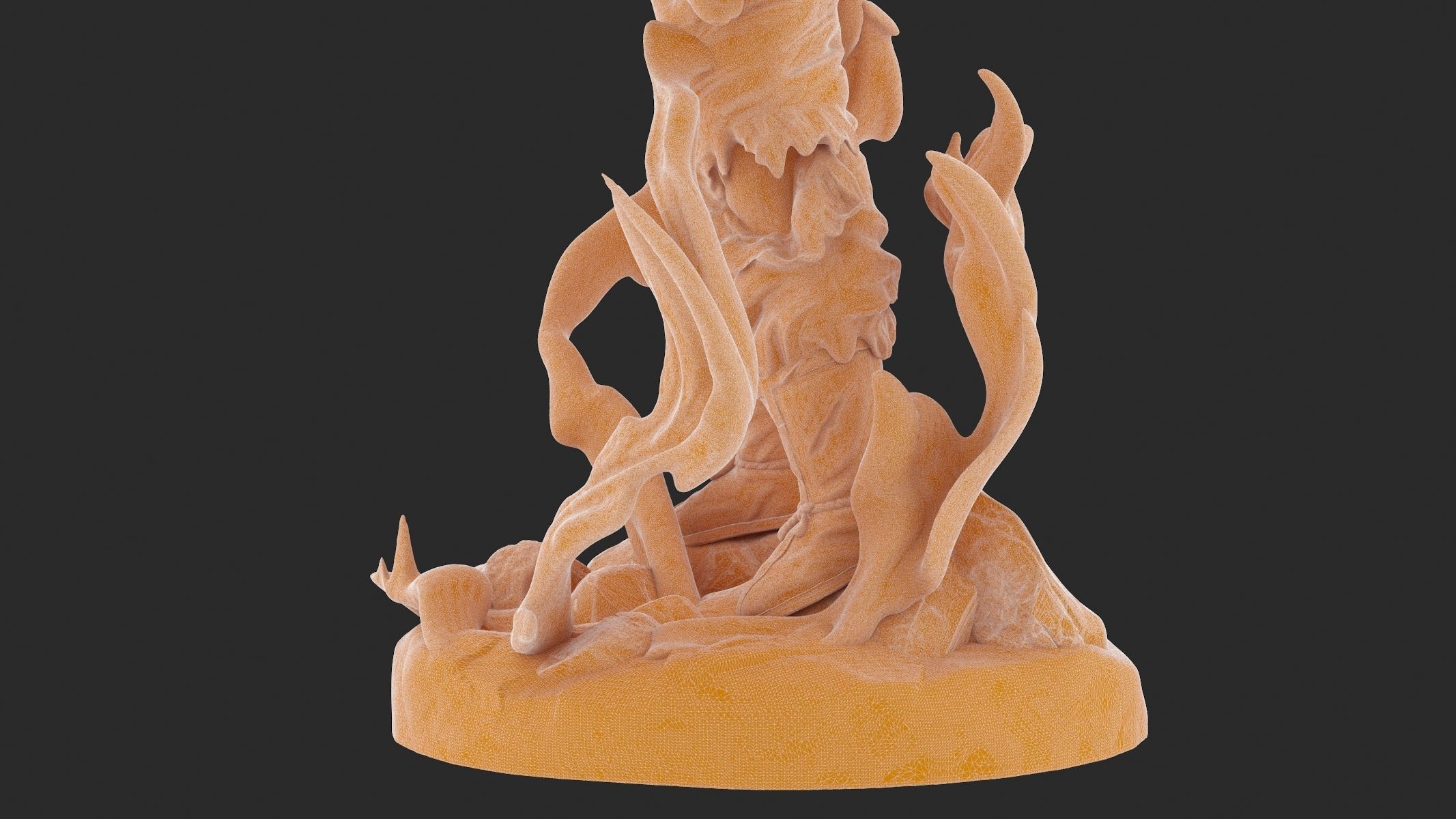 Songoku Super Saiyan 3D Print 3D print model_38