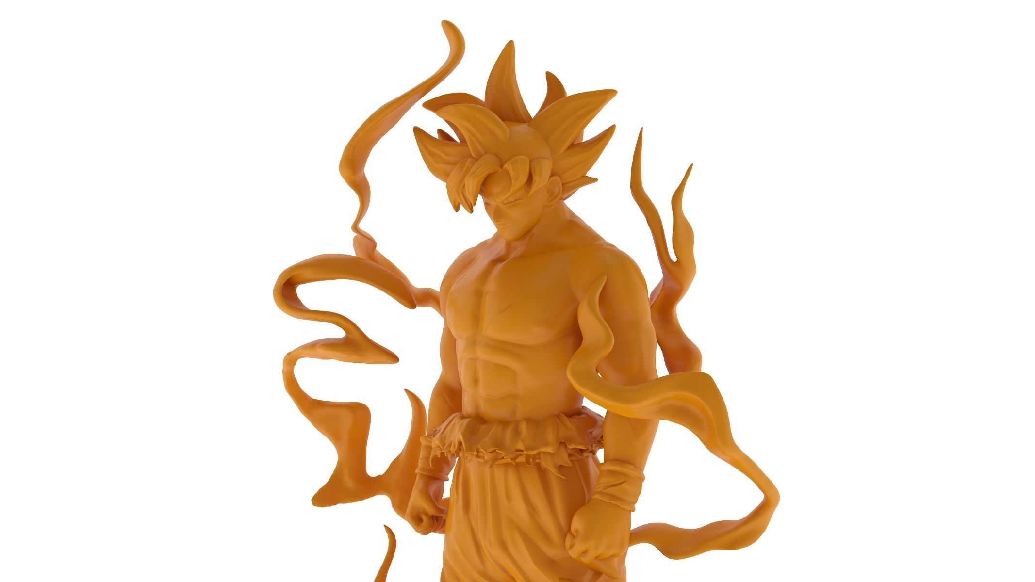 Songoku Super Saiyan 3D Print 3D print model_19