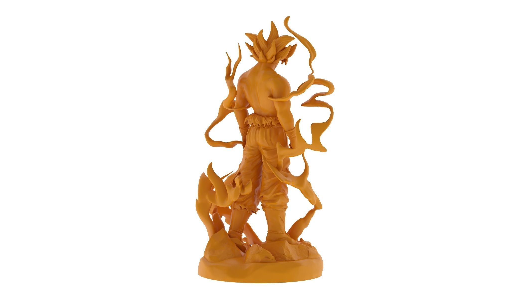Songoku Super Saiyan 3D Print 3D print model_5