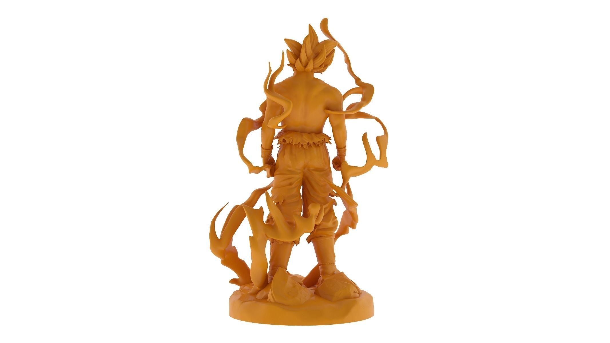 Songoku Super Saiyan 3D Print 3D print model_6