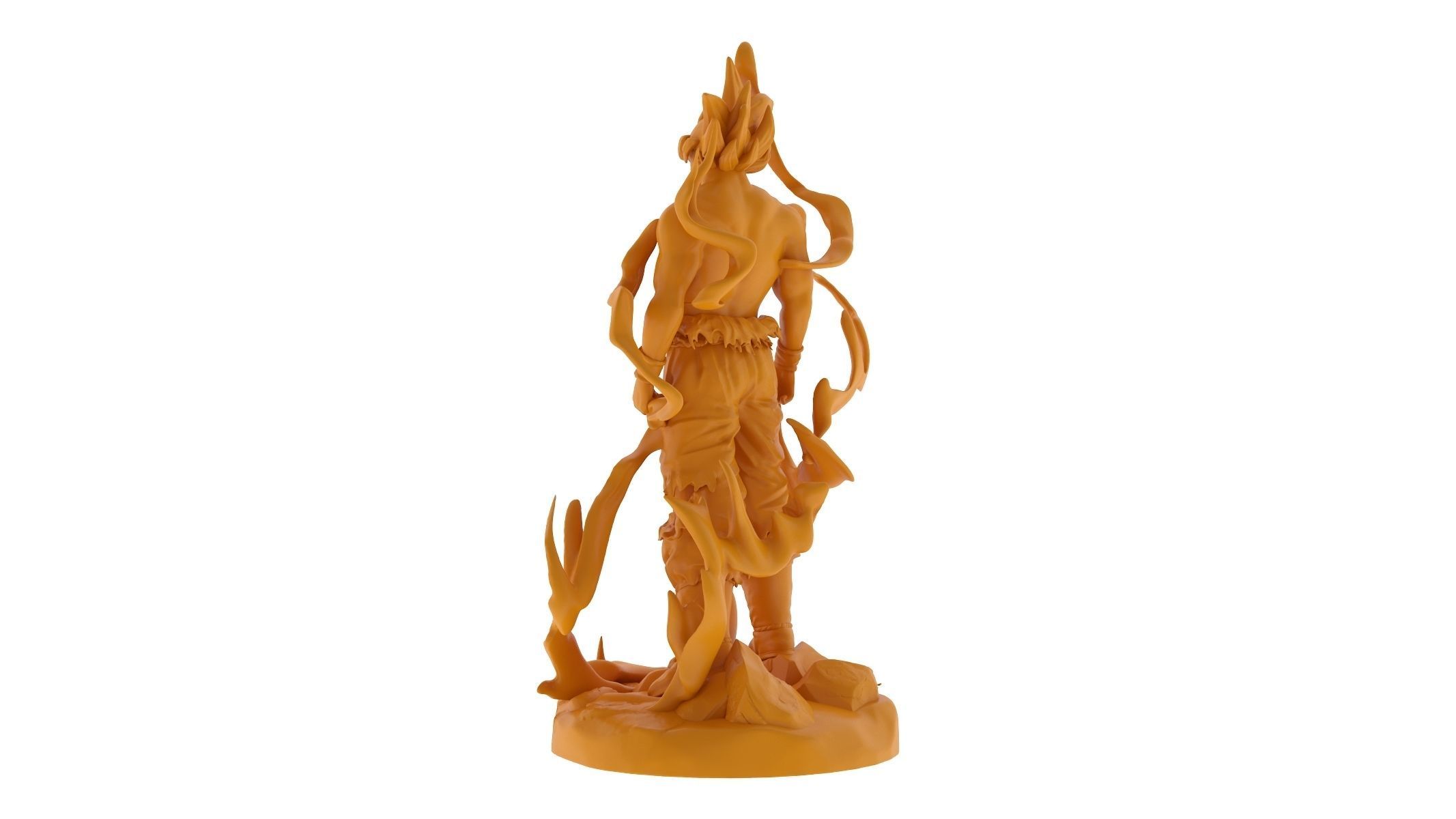 Songoku Super Saiyan 3D Print 3D print model_7