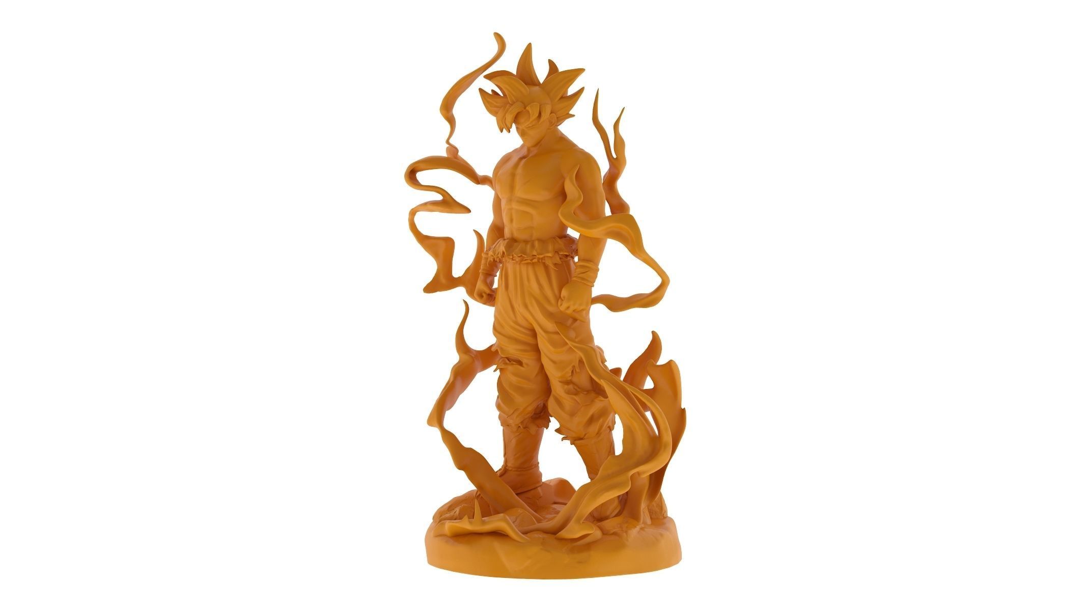Songoku Super Saiyan 3D Print 3D print model_9
