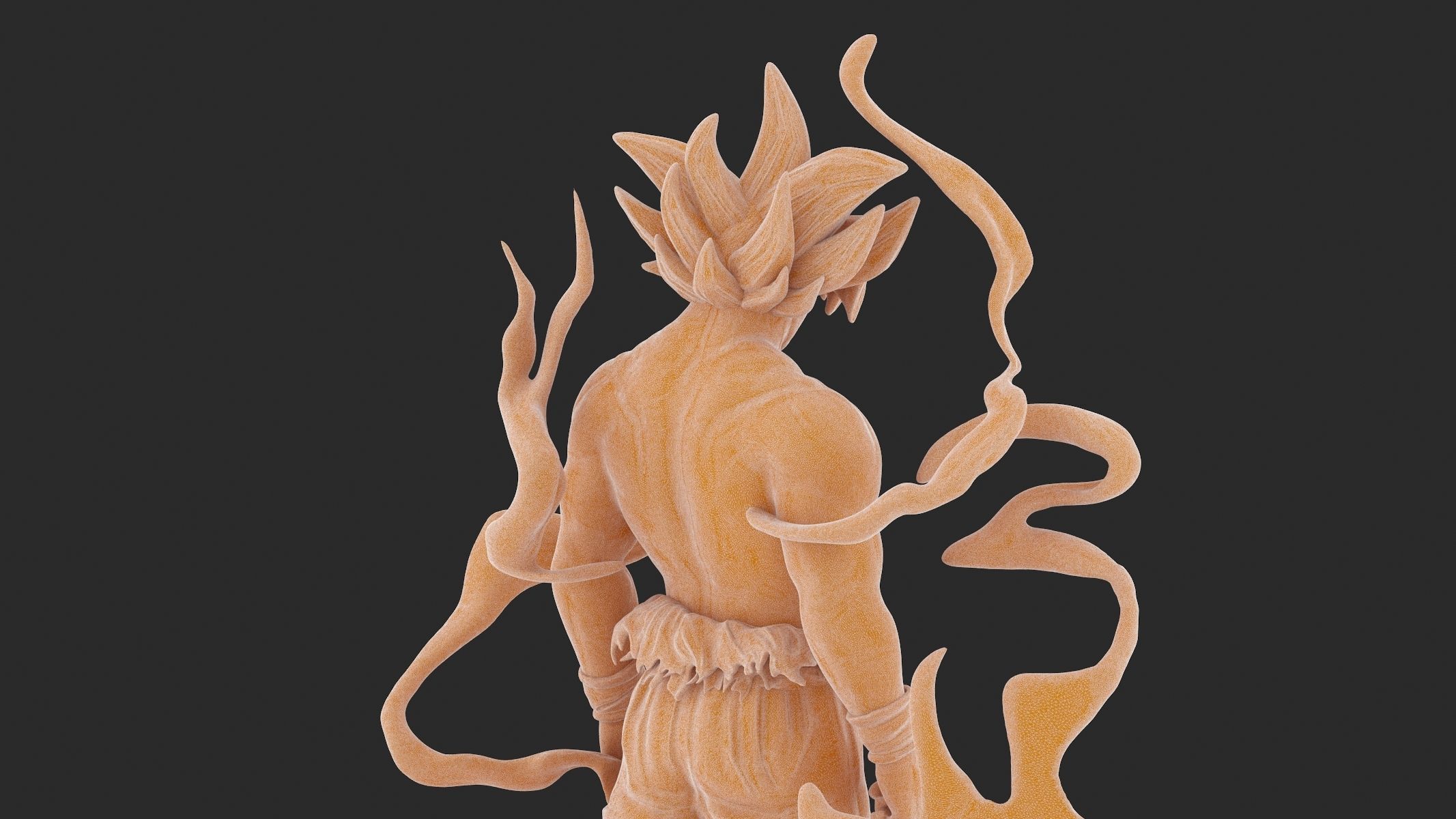 Songoku Super Saiyan 3D Print 3D print model_35