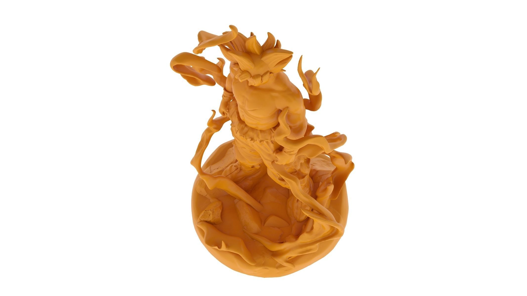 Songoku Super Saiyan 3D Print 3D print model_10