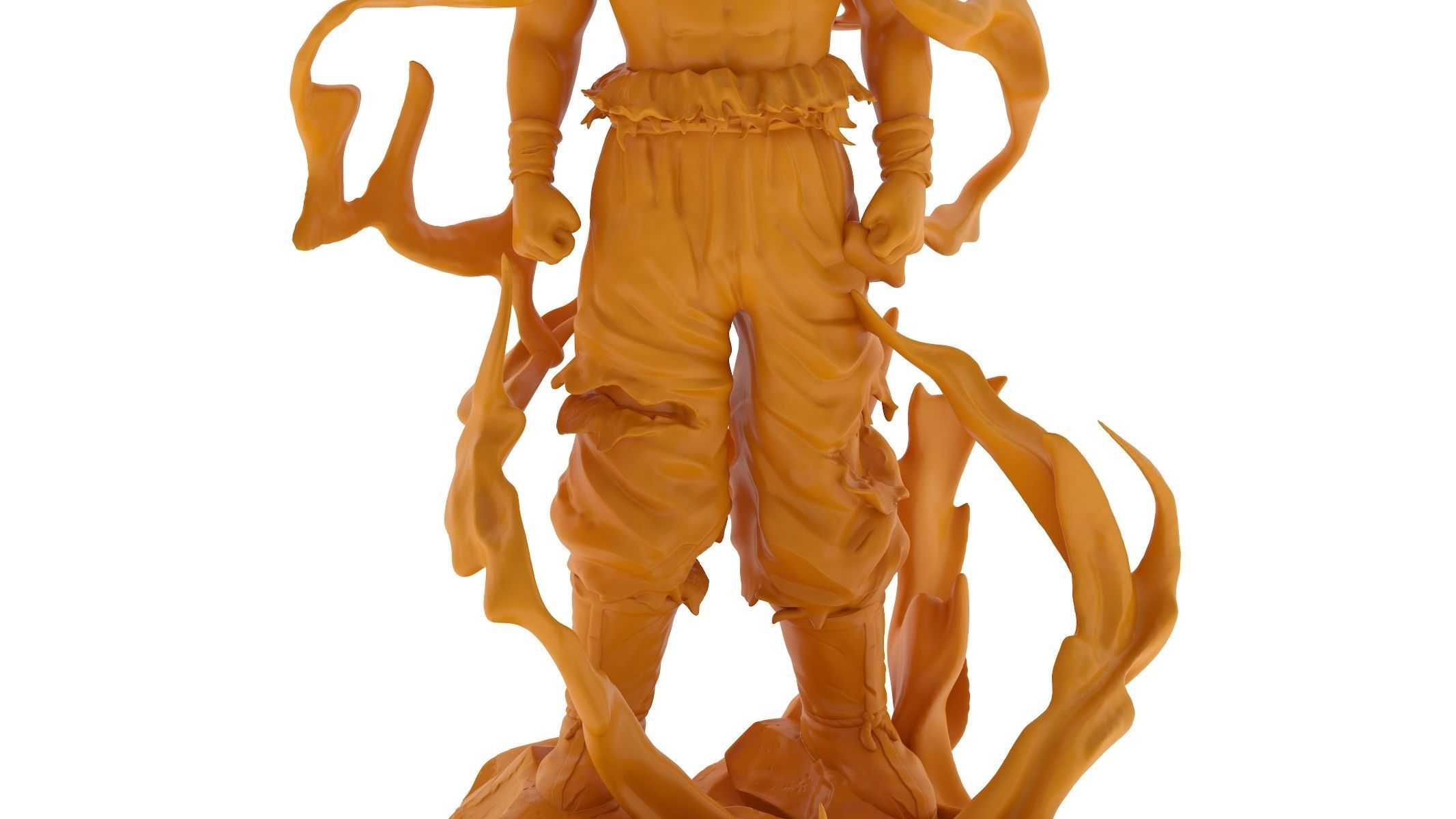 Songoku Super Saiyan 3D Print 3D print model_12