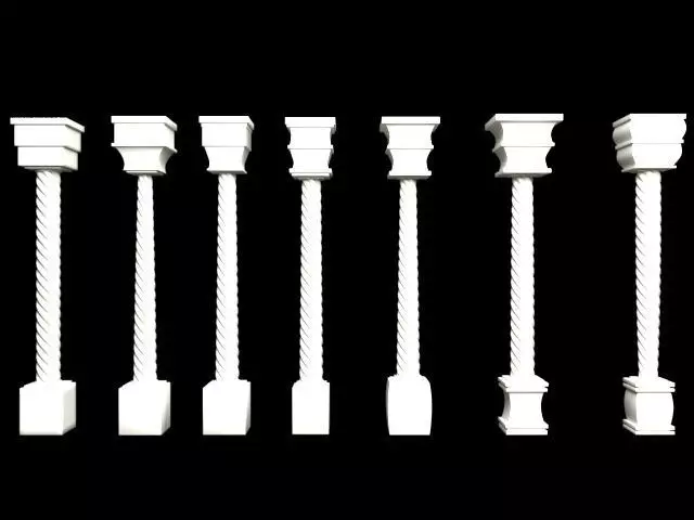 calones pillars and columns 3D model_0
