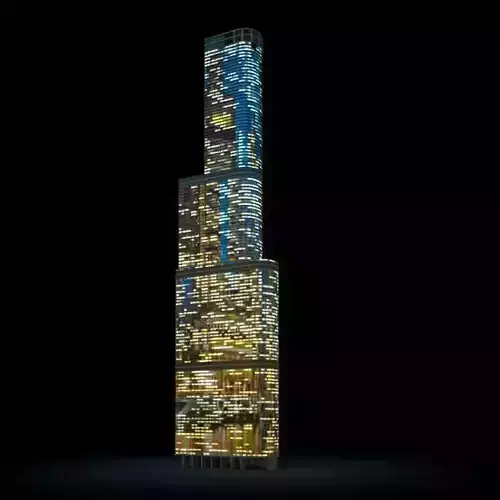 Skyscraper At Night
