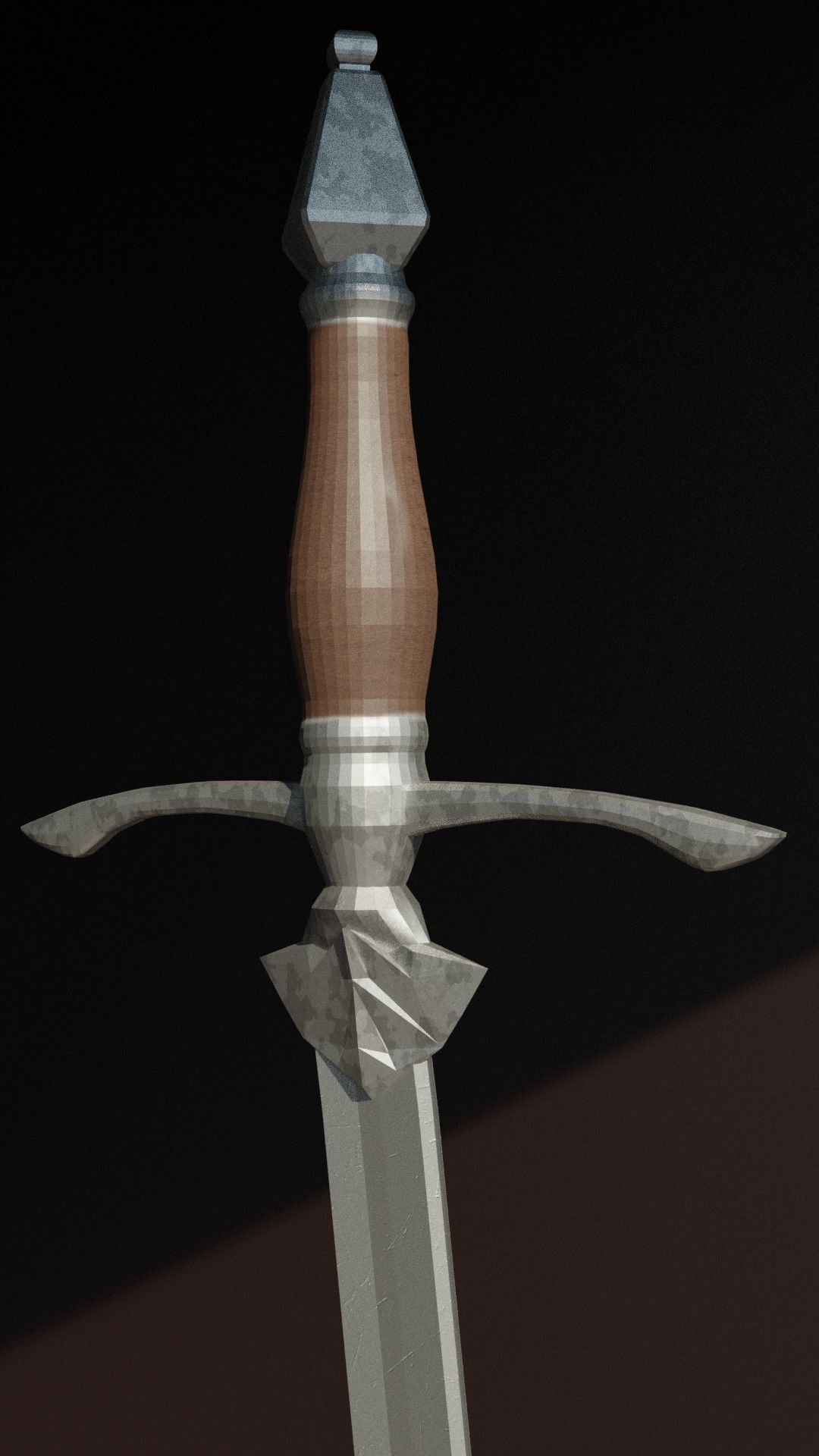 Melee weapons sword Game Ready FBX Low-poly 3D model Low-poly Low-poly 3D model_2