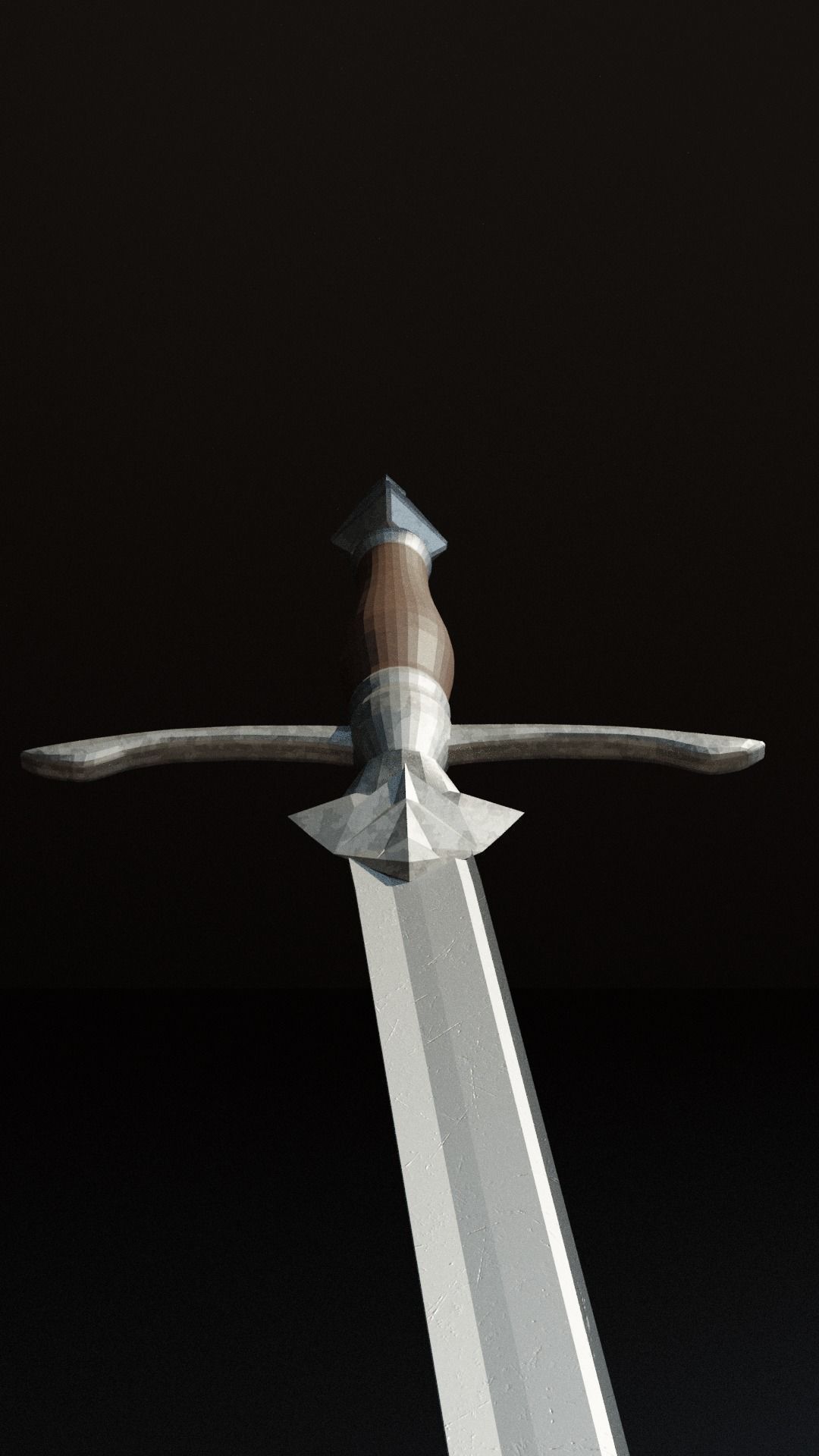 Melee weapons sword Game Ready FBX Low-poly 3D model Low-poly Low-poly 3D model_3