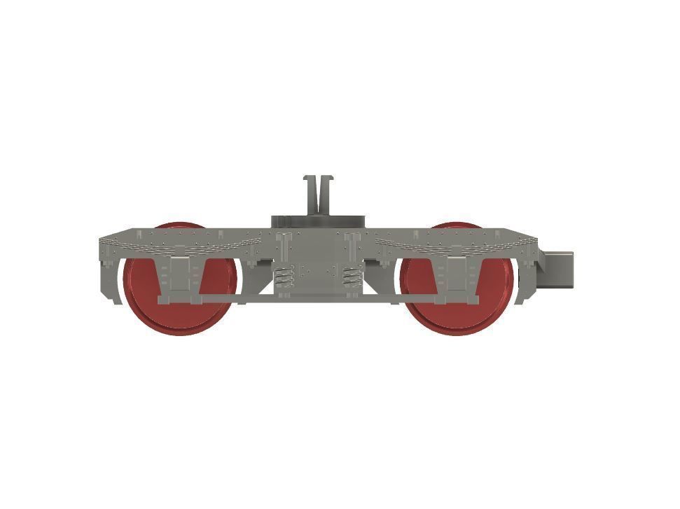 OO Lima MK1 Coach Bogie NEM Socket to fit older Lima Coaches 3D print model_10