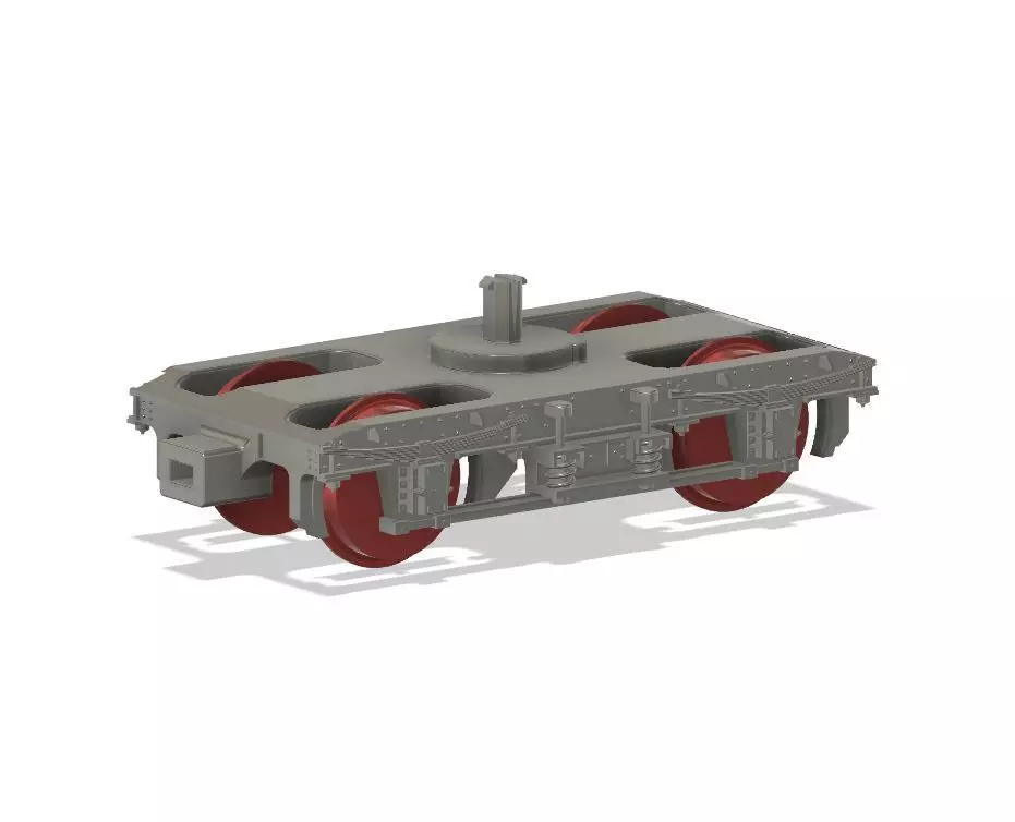 OO Lima MK1 Coach Bogie NEM Socket to fit older Lima Coaches 3D print model_0