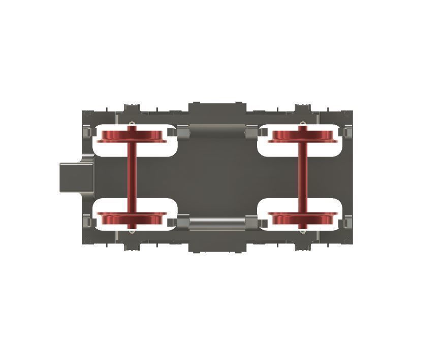 OO Lima MK1 Coach Bogie NEM Socket to fit older Lima Coaches 3D print model_13