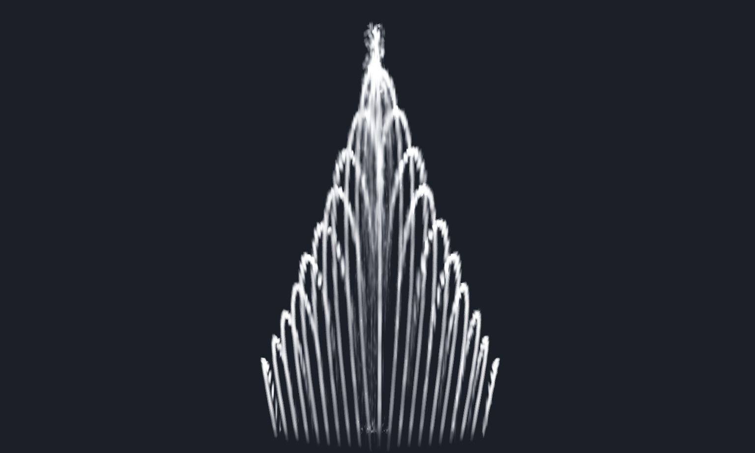 animated fountain 3D model_2