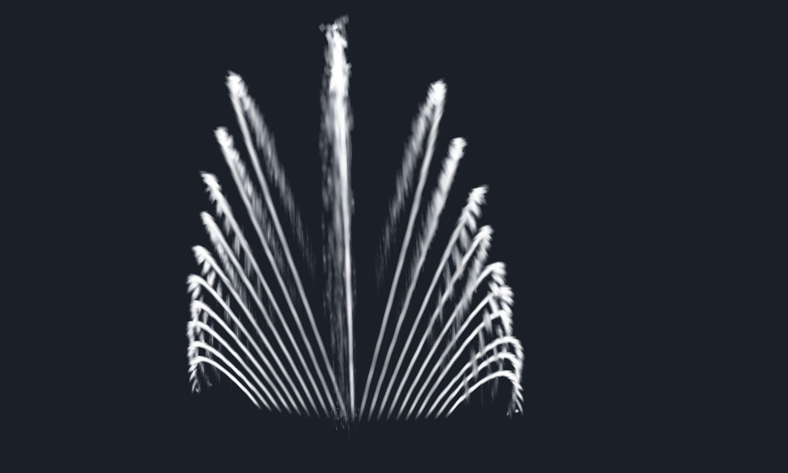 animated fountain 3D model_4