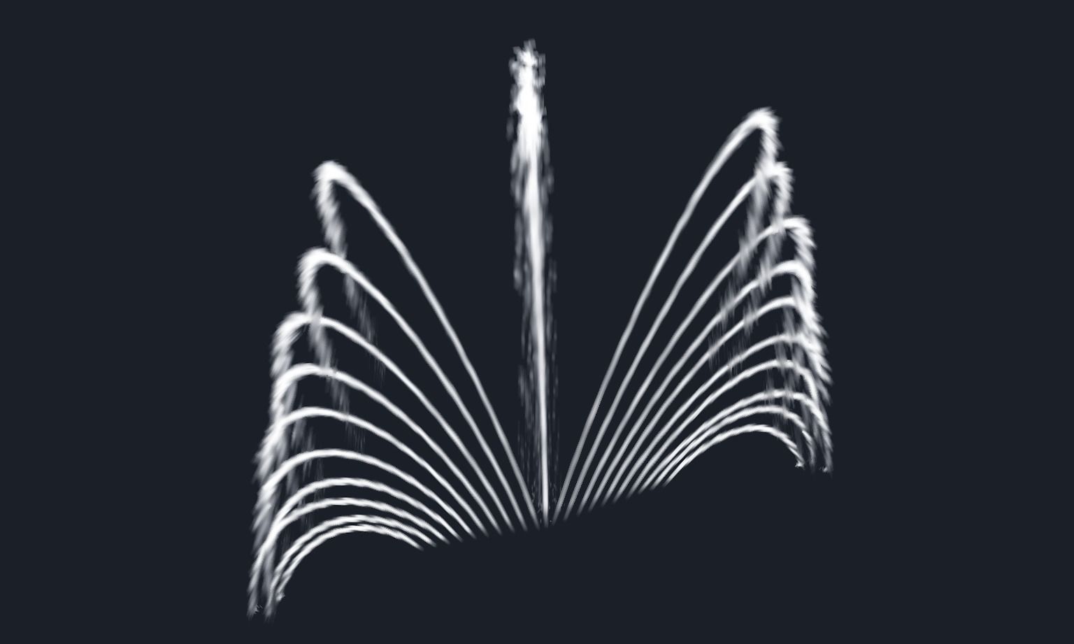 animated fountain 3D model_7