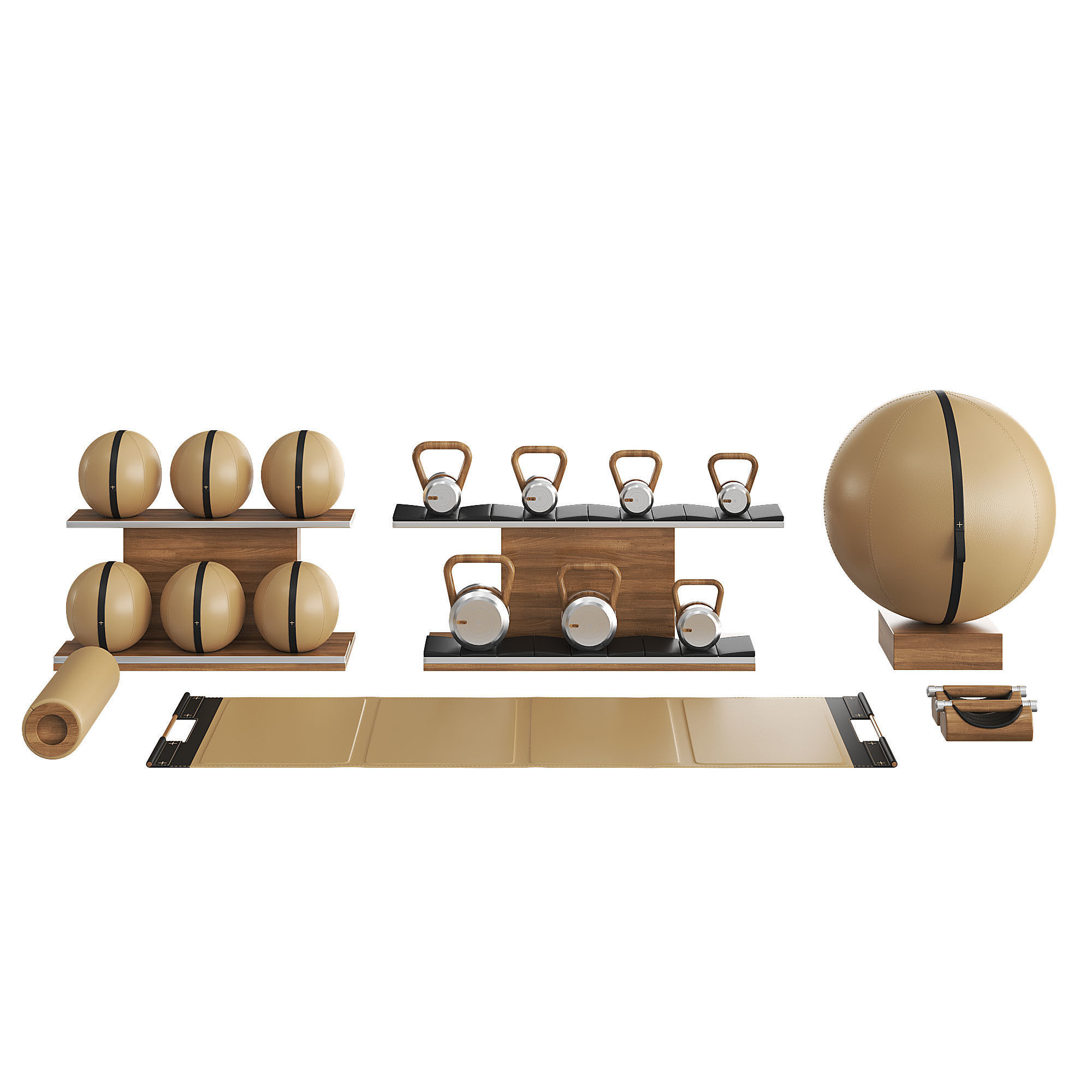 PENT luxury fitness equipment part 4 3D model_2