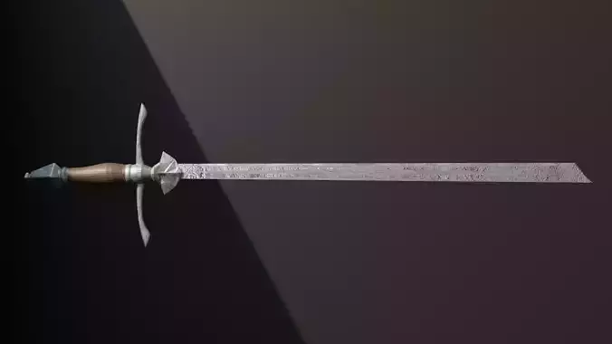 Melee weapons sword Game Ready FBX Low-poly 3D model Low-poly  Low-poly 3D model