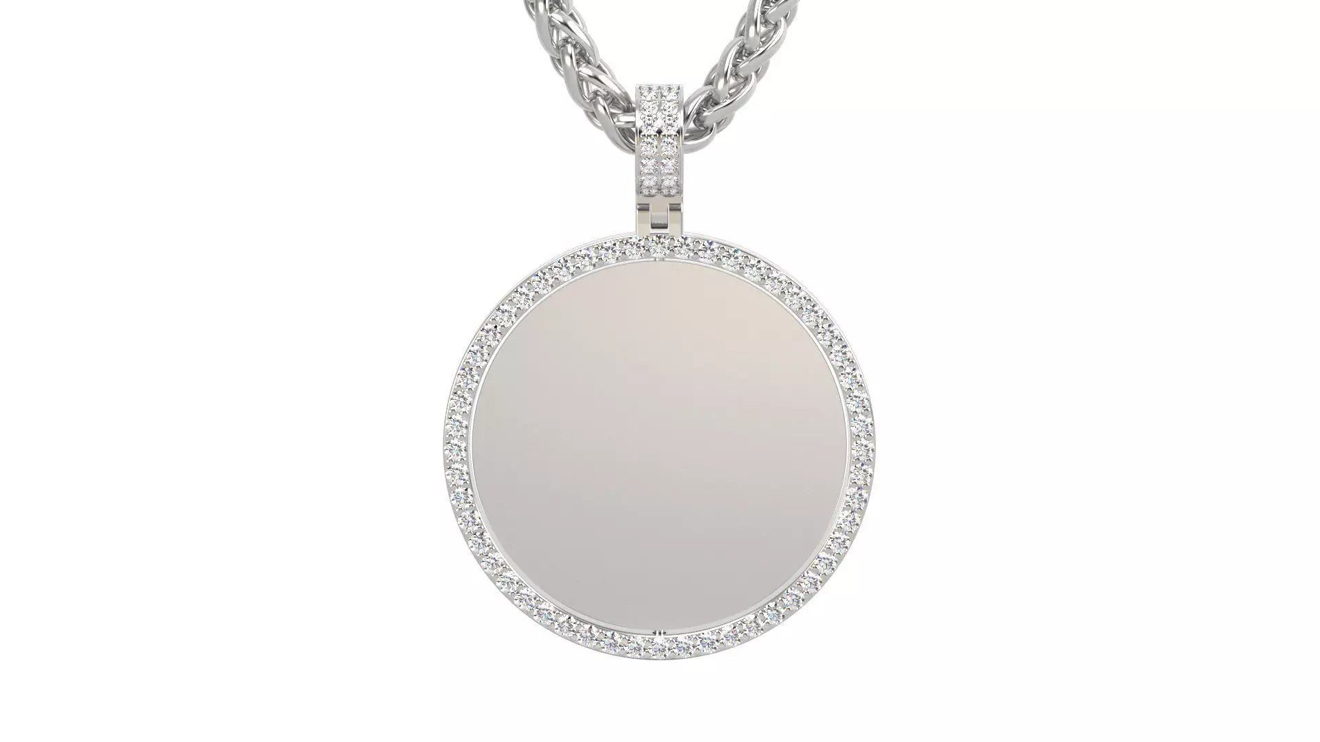 Picture pendant 1-2 inch N2 3D print model_0