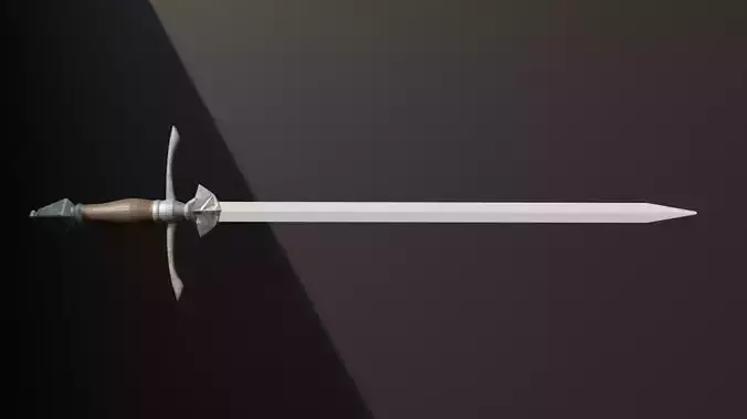 Melee weapons sword Game Ready FBX Low-poly 3D model Low-poly