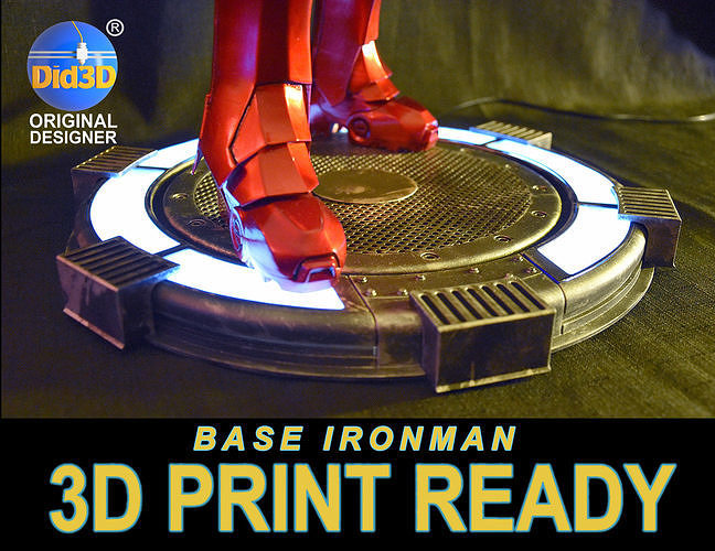 IRONMAN BASE -only- 31 Cm 3D print model