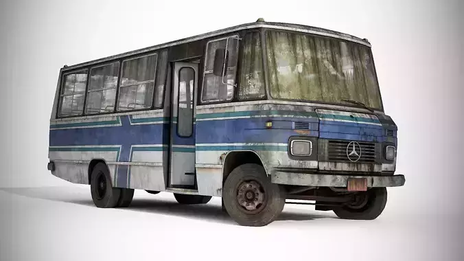 Old Bus Mercedes-Benz  608D