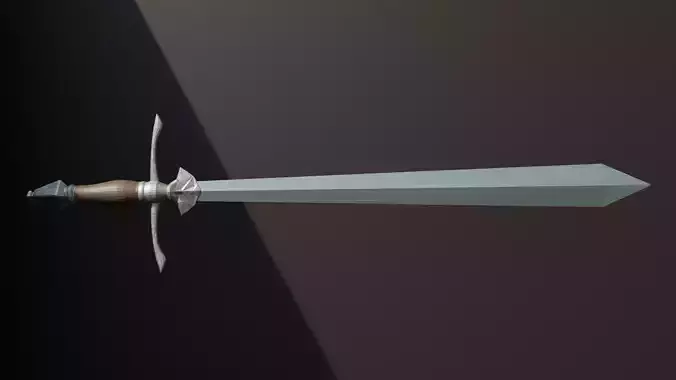 Melee weapons sword Game Ready FBX Low-poly 3D model Low-poly 