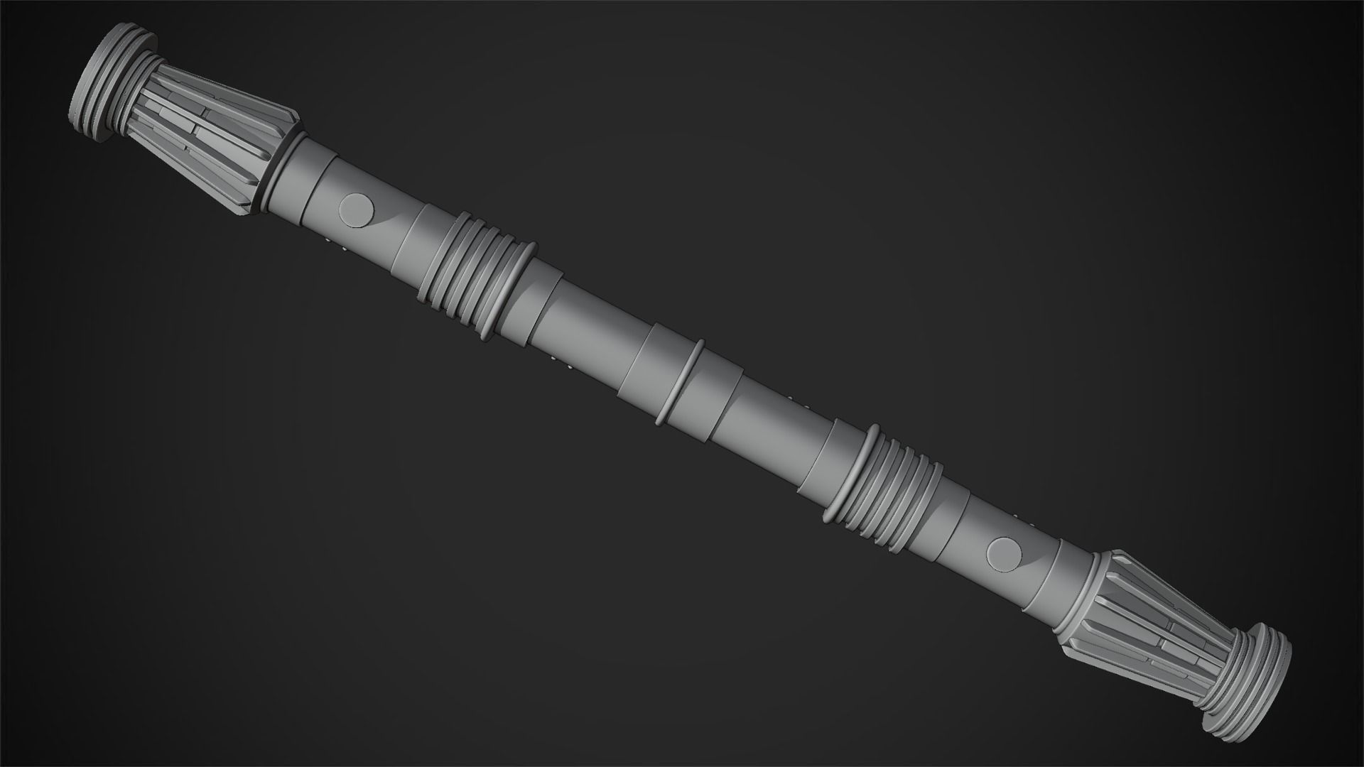 Darth Maul lightsaber for Cosplay 3D print model_19