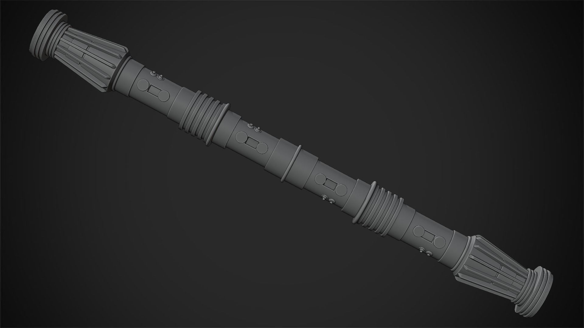 Darth Maul lightsaber for Cosplay 3D print model_13