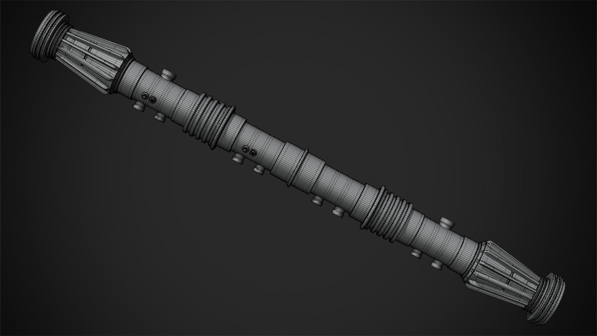 Darth Maul lightsaber for Cosplay 3D print model_14