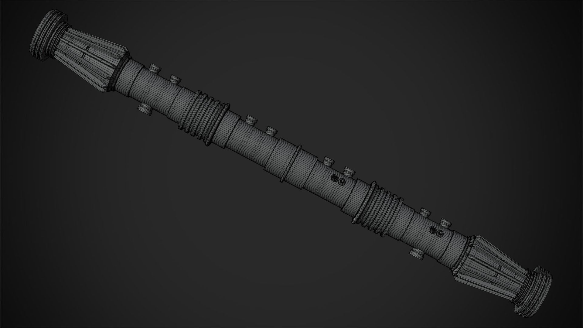 Darth Maul lightsaber for Cosplay 3D print model_16