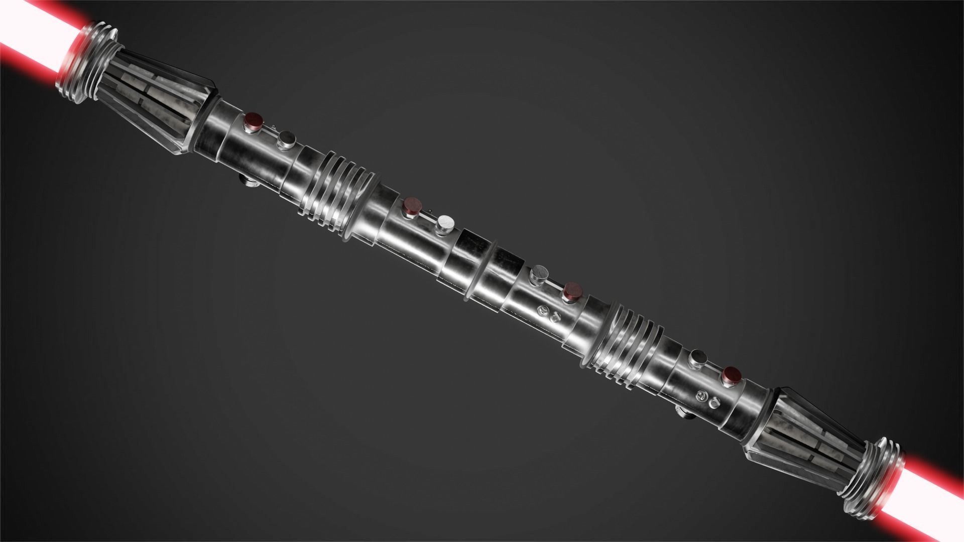 Darth Maul lightsaber for Cosplay 3D print model_2
