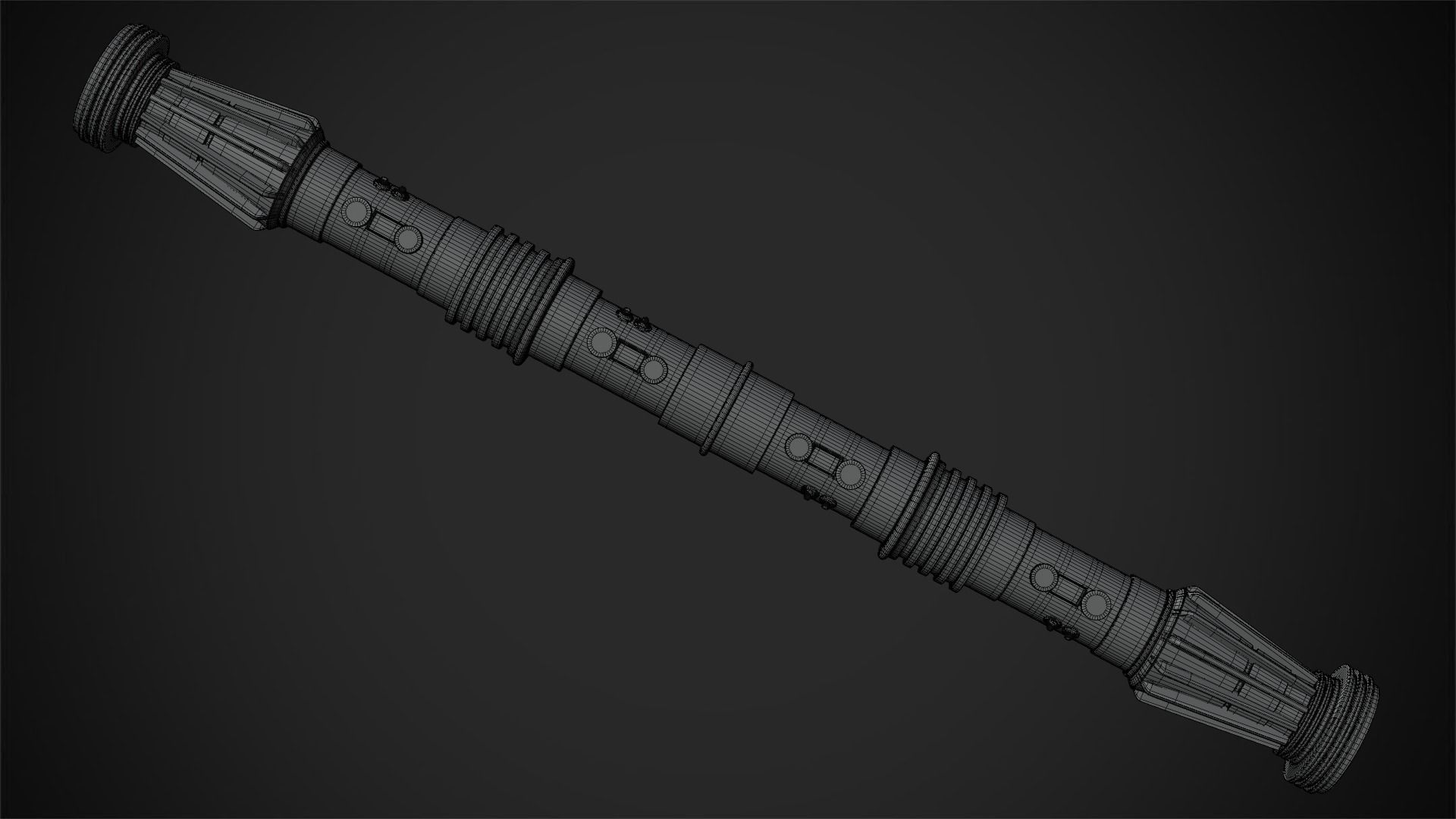 Darth Maul lightsaber for Cosplay 3D print model_12