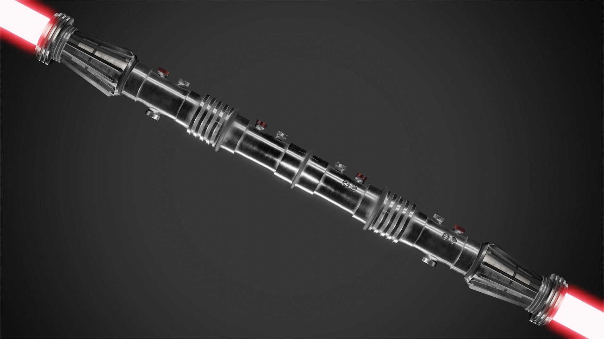 Darth Maul lightsaber for Cosplay 3D print model_4