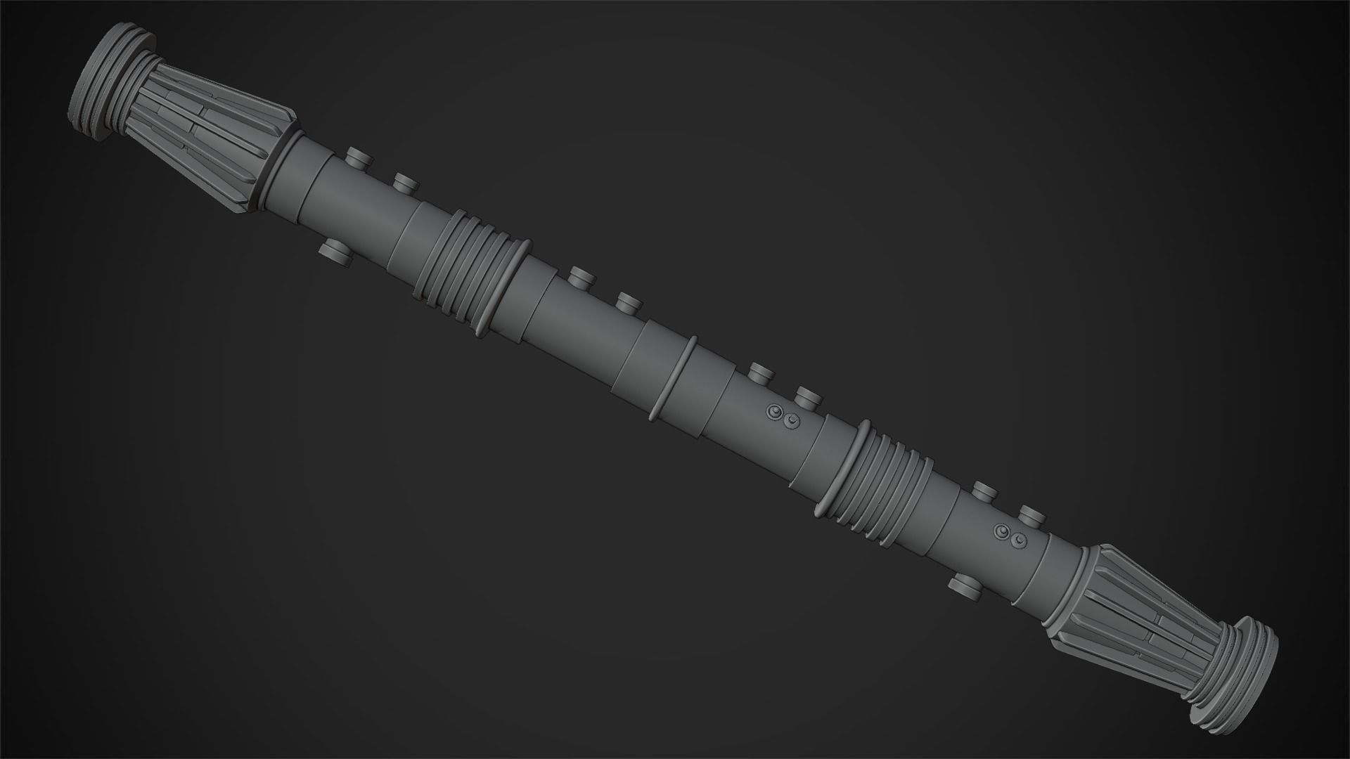 Darth Maul lightsaber for Cosplay 3D print model_17