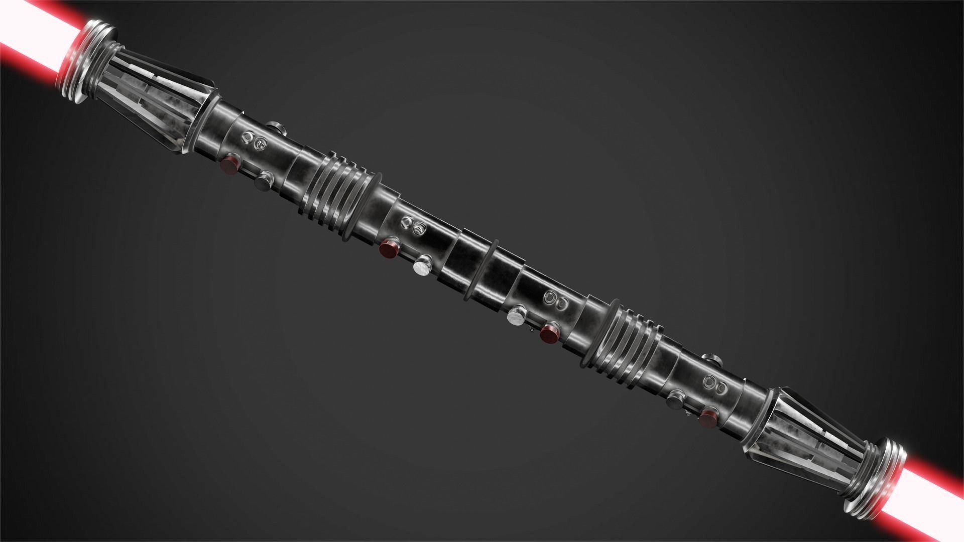 Darth Maul lightsaber for Cosplay 3D print model_6