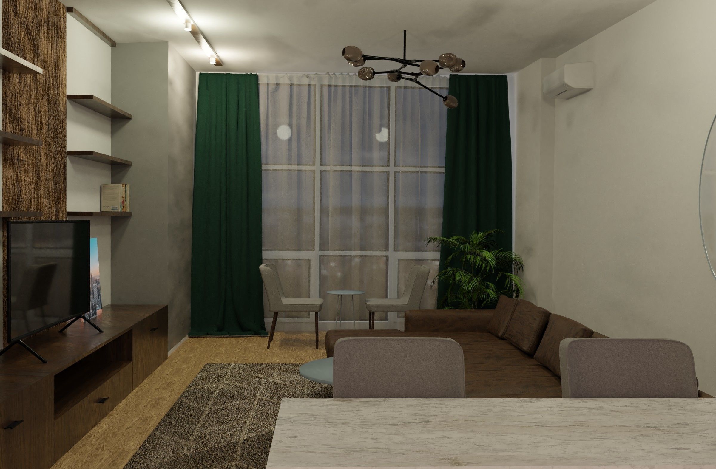 Modern Lamp  Free 3D model_1