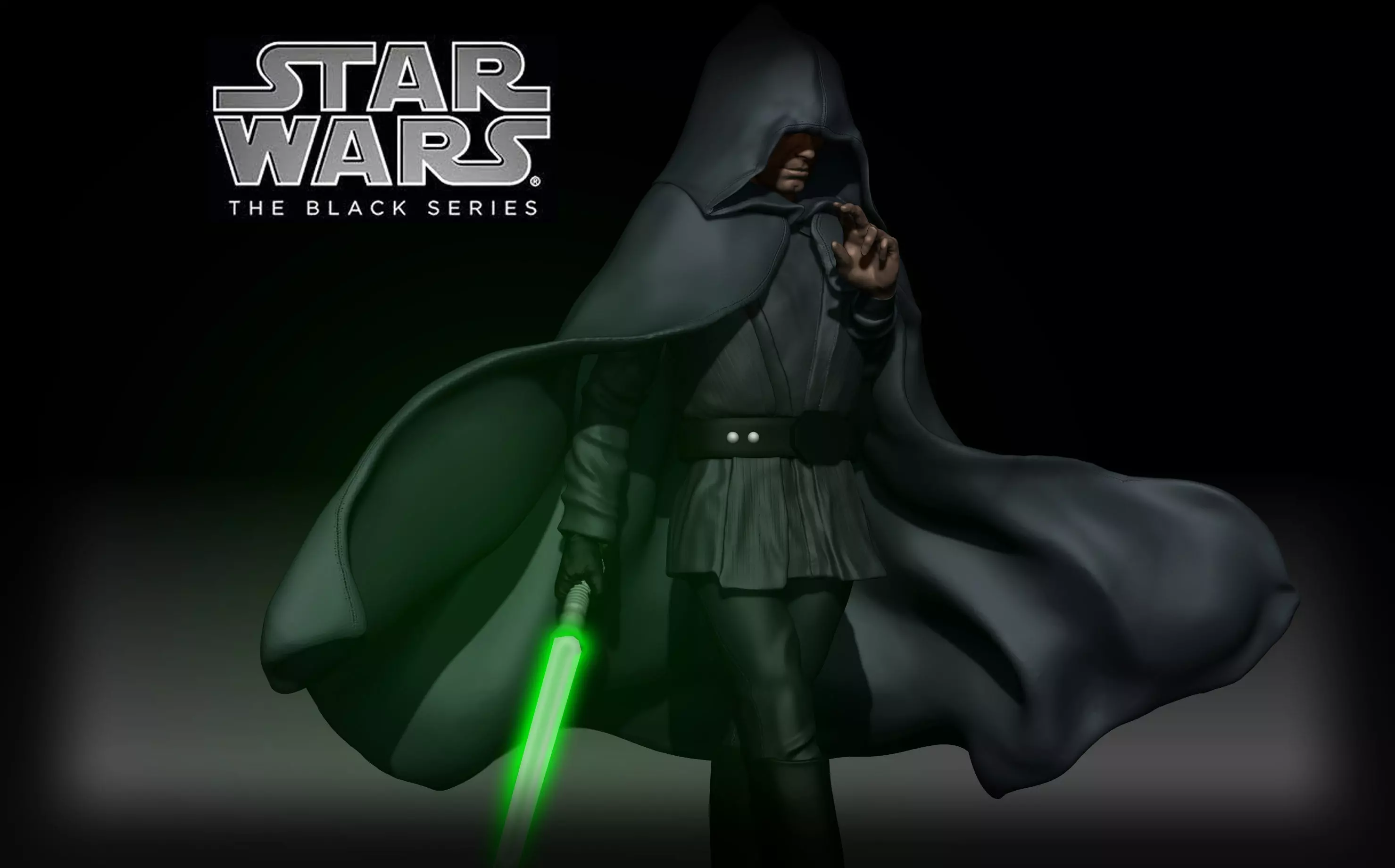 Luke Skywalker fan art Jedi Knight 3D print model_0