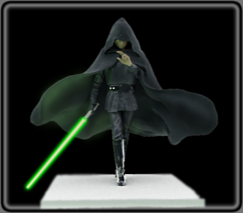 Luke Skywalker fan art Jedi Knight 3D print model_3