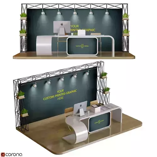 Reception and exhibition stand