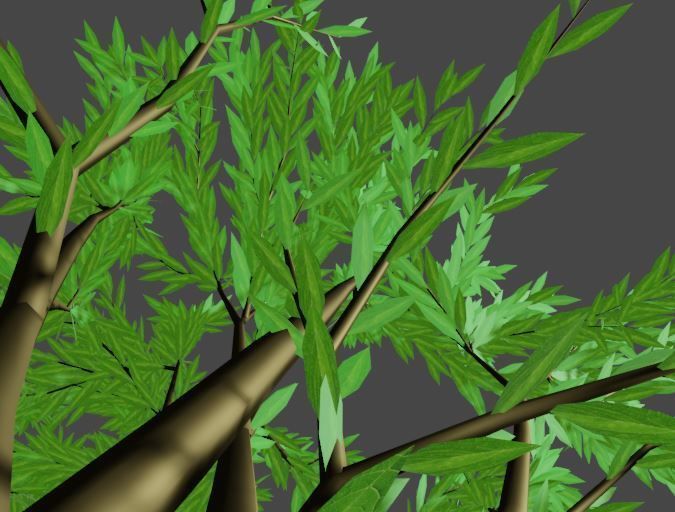 Plant in a Pot or a Sapling Tree High Quality Low-poly 3D model_8