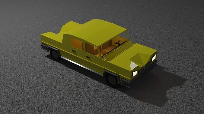 Low Poly Car free VR / AR / low-poly 3D model | CGTrader